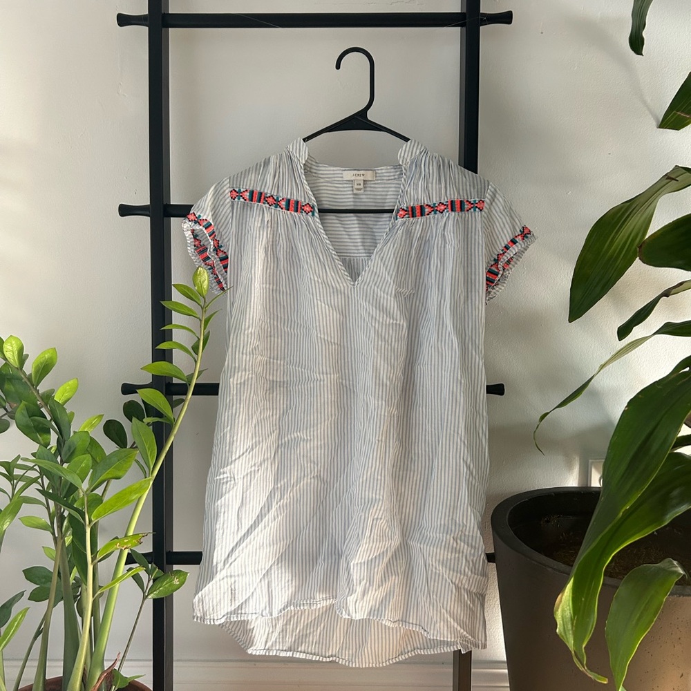 Embroidered J. Crew Cover Up